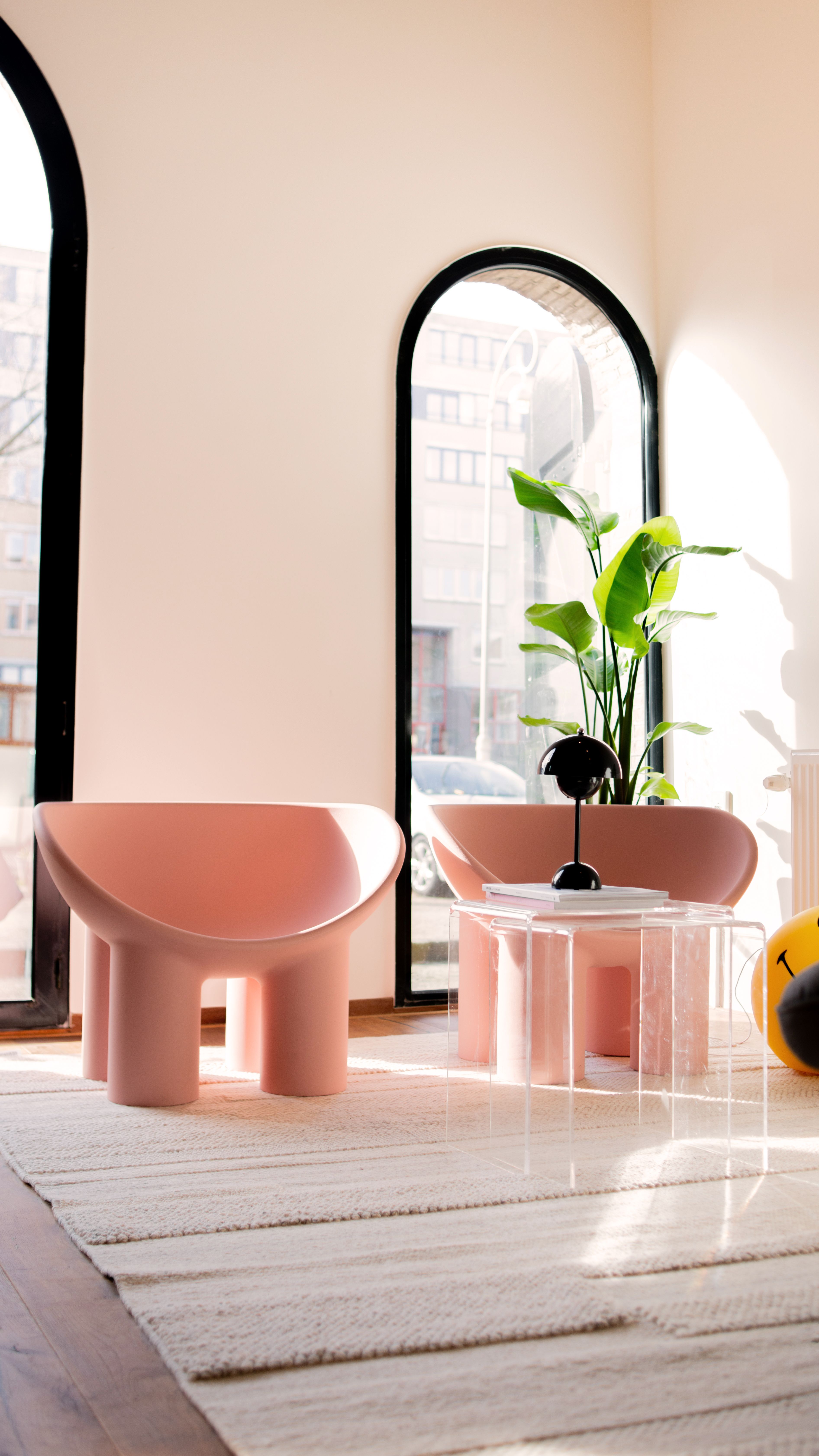 Ingerichte woonkamer in Amsterdam