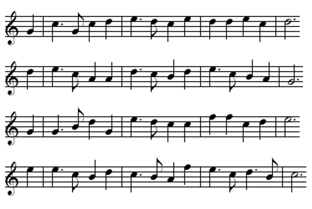 Melodie Volkslied Curacao