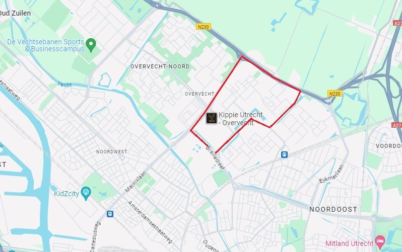 Kaart Overvecht Centrum