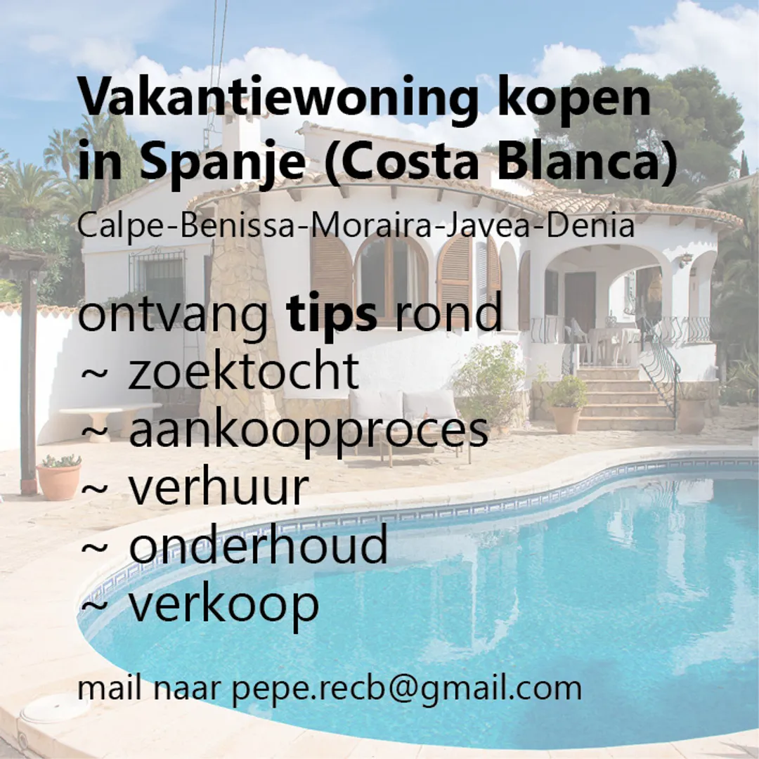 Vakantiewoning kopen in Spanje