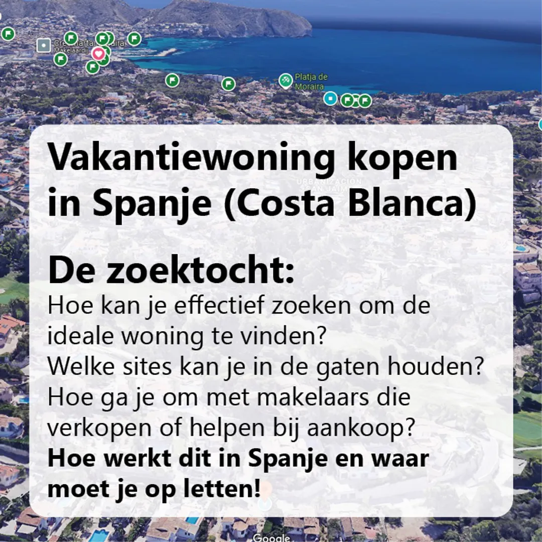 Vakantiewoning kopen in Spanje