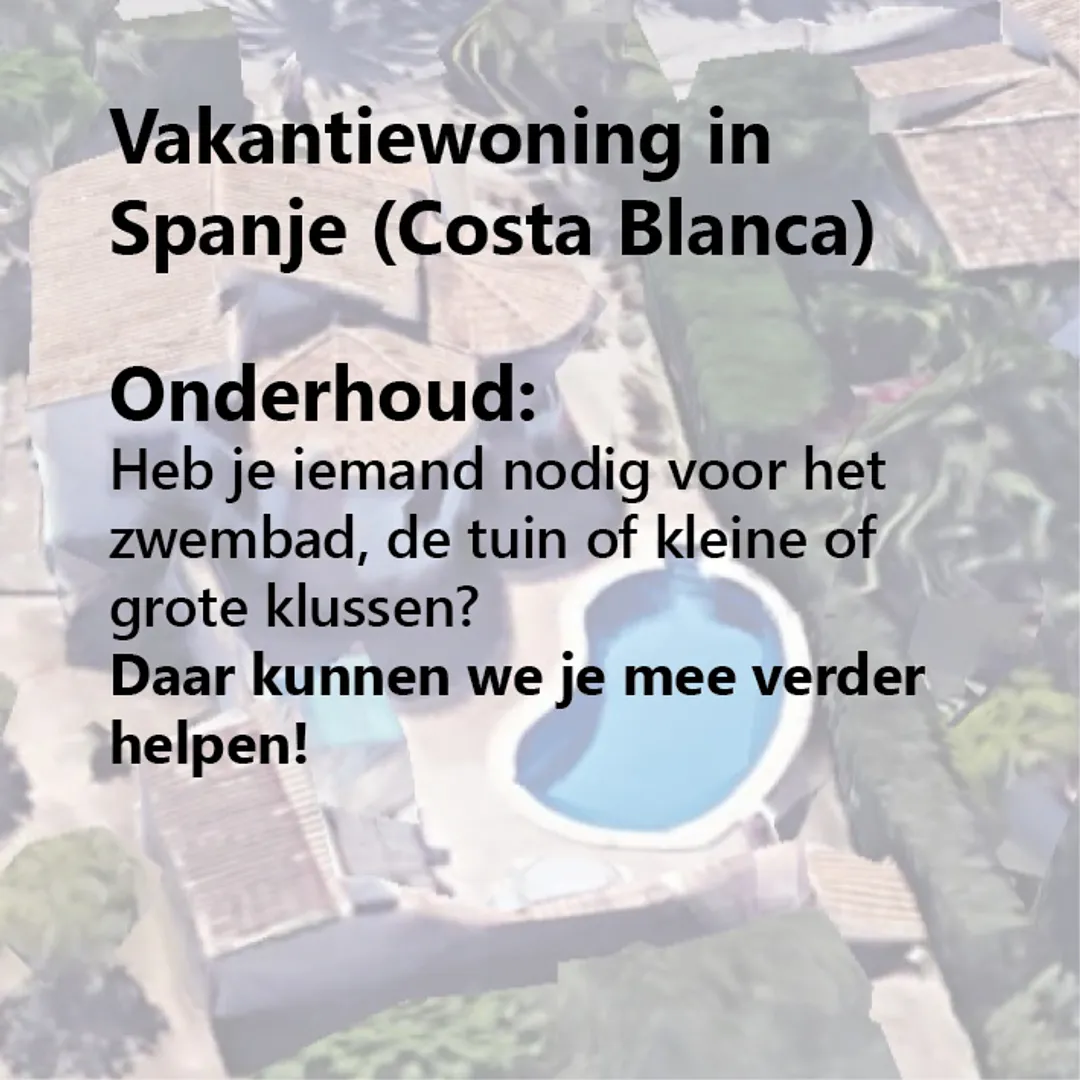 Vakantiewoning kopen in Spanje