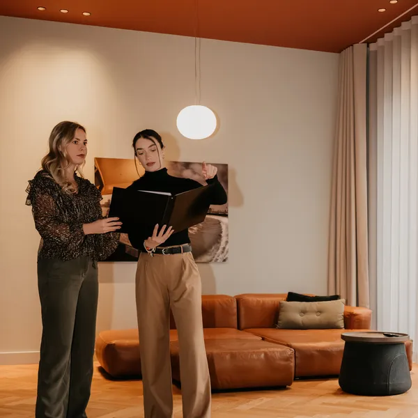 Overleggen in een open ruimte